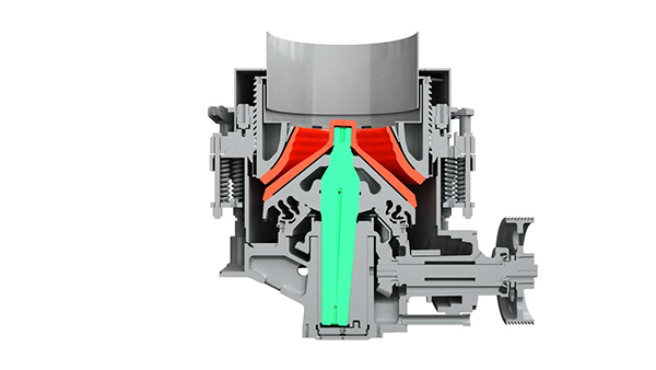 圓錐破碎機(jī)原理圖